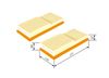 BOSCH Air Filter 1 457 433 049