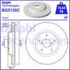 Тормозной диск DELPHI BG5130C