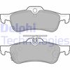 Комплект гальмівних колодок, дискове гальмо DELPHI LP2007