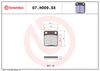 BREMBO Brake Pad Set, disc brake 07HO09SX