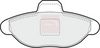 APEC Brake Pad Set, disc brake PAD1035
