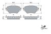 Bosch Brake Pad Set 0 986 424 878 (0986424878)