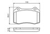 Bosch Brake Pad Set 0 986 494 393 (0986494393)