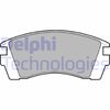 Комплект гальмівних колодок, дискове гальмо DELPHI LP952 (21716, 21717, 21718, D509-7388)
