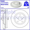 Гальмівний диск DELPHI BG5105C