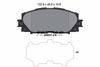 комплект спирачно феродо, дискови спирачки