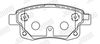 Комплект гальмівних колодок, дискове гальмо JURID 573277J (24486)