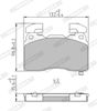 Ferodo Brake Pad Set, disc brake FDB5058