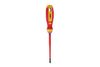 Laser Tools Flat Insulated Screwdriver 4.0 x 100mm