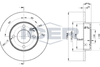 Тормозной диск ICER 78BD3325-2