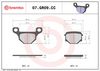 BREMBO Brake Pad Set, disc brake 07GR09CC