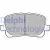 Комплект гальмівних колодок, дискове гальмо DELPHI LP1711 (23836, D923-7824)