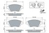 Bosch Brake Pad Set, disc brake 0 986 494 438