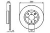 Тормозной диск BOSCH 0 986 478 386 (BD322, E1 90R-02C0355/0301)