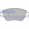 Комплект гальмівних колодок, дискове гальмо DELPHI LP1899