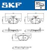 комплект спирачно феродо, дискови спирачки
