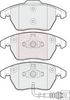 APEC Brake Pad Set, disc brake PAD1731B