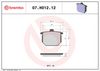 BREMBO Brake Pad Set, disc brake 07HO1212
