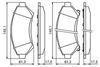 комплект спирачно феродо, дискови спирачки