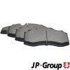 Комплект гальмівних колодок, дискове гальмо JP GROUP 1363602710 (1363602719)