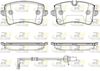 Комплект тормозных колодок, дисковый тормоз ROADHOUSE 21343.20 (PSX2134320)