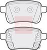 APEC Brake Pad Set, disc brake PAD2064