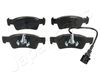 Комплект гальмівних колодок, дискове гальмо JAPANPARTS PP-0923AF