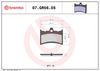BREMBO Brake Pad Set, disc brake 07GR5605