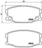 BREMBO Brake Pad Set, disc brake P 54 035