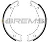 Комплект тормозных колодок, стояночная тормозная система BREMSI GF0076 (SFA076)
