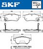 Комплект гальмівних колодок, дискове гальмо SKF VKBP 90381 A (21738, 21739)