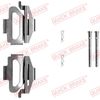 Комплектуючі, колодки дискового гальма QUICK BRAKE 109-1225