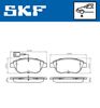 комплект спирачно феродо, дискови спирачки