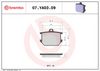 BREMBO Brake Pad Set, disc brake 07YA0309