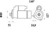 MAHLE Getriebestarter 24 V / 5,5 kW - MS 62