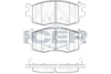 Комплект гальмівних колодок, дискове гальмо ICER 181711 (24317, 24318, 24319, 25019, 25020, 25023, D1156-8266)