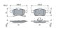 Bosch Brake Pad Set 0 986 424 707 (0986424707)