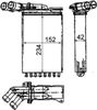 Mahle AH 116 000P Heat Exchanger, interior heating