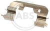 Комплектуючі, колодки дискового гальма A.B.S. 1719Q