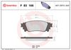 BREMBO Brake Pad Set, disc brake P 83 166