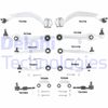 Ремкомплект, поперечний важіль підвіски DELPHI TC1300KIT