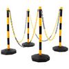 KS Tools Absperrpfosten-Satz mit Kette - 117.1550