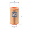 Воздушный фильтр UFI 27.524.00