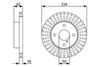 Гальмівний диск BOSCH 0 986 479 V65 (BD2470, E1 90R-02C0349/0288)