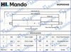 Газовая пружина, крышка багажник MANDO MOP045448