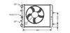 Радиатор, охлаждение двигателя AVA QUALITY COOLING SAA2013 (376704601)