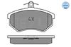 Meyle Brake Pad Set, disc brake 025 206 6919