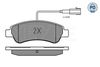 Комплект тормозных колодок, дисковый тормоз MEYLE 025 220 4119/PD (MBP1711PD, 24465, 22041)