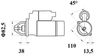 MAHLE Getriebestarter 12 V / 3,2 kW - MS 752