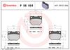 BREMBO Brake Pad Set, disc brake P 56 054